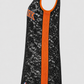 The Champions Jersey Dress - Black Lace