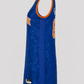 The Champions Jersey Dress - Royal Blue