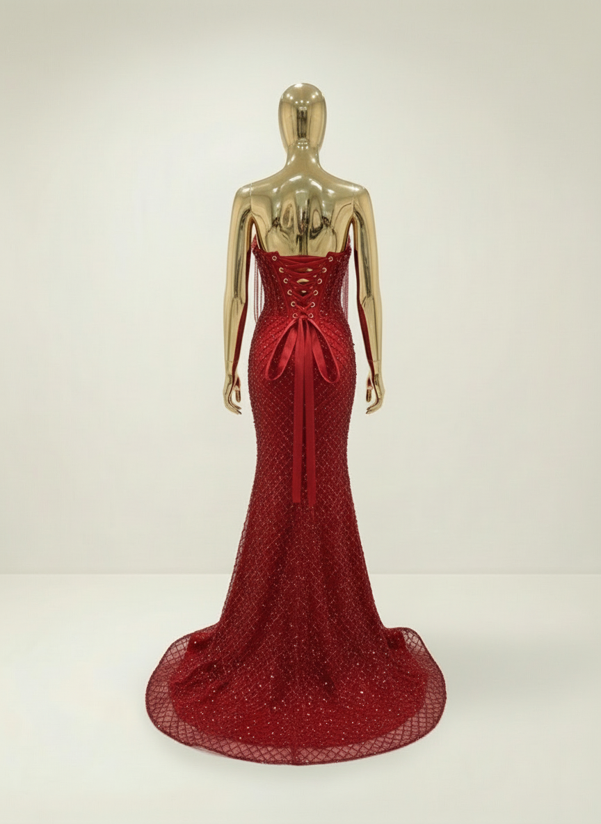 Red Rose Gown