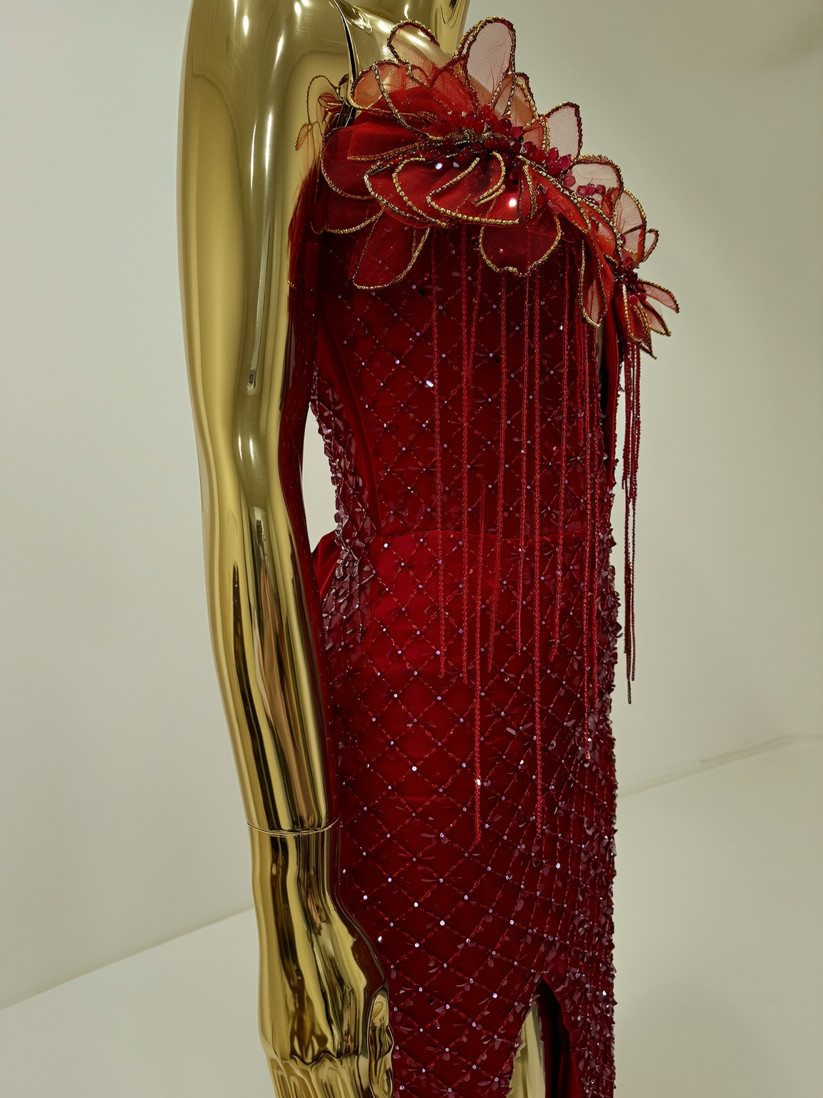 Red Rose Gown