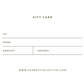 GARVEY GIFT CARD